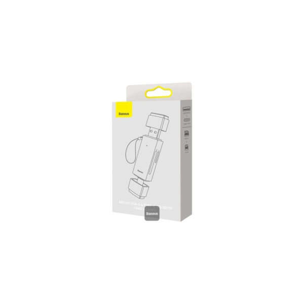 Baseus Lecteur de carte mémoire USB-A & Type-C Micro SD